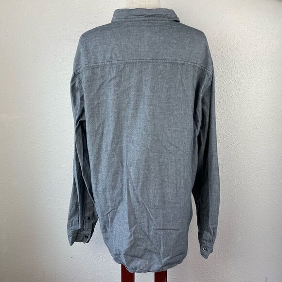 Red Camel Gray Button Down Shirt Size XXL - Picture 4 of 8